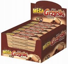 Grześki Mega bez polewy 34g 32szt
