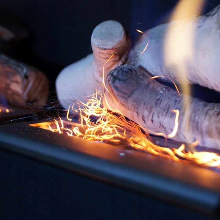 WŁÓKNA ŻAROWE DO BIOKOMINKA KOMINKA NA BIOPALIWO EFEKT ŻARZENIA ISKIER