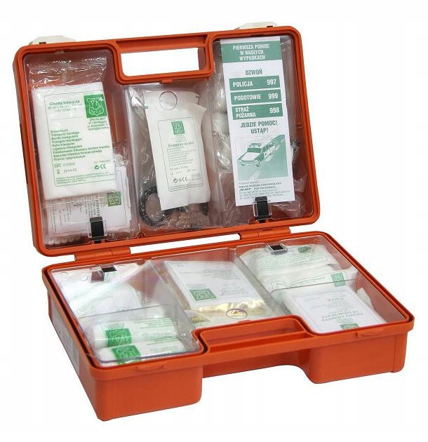 Apteczka K15 przemysłowa z wieszakiem + ustnik