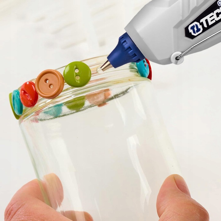 PISTOLET DO KLEJU NA GORĄCO KLEJARKA 100W + KLEJ WKŁADY 11MM MOCNY