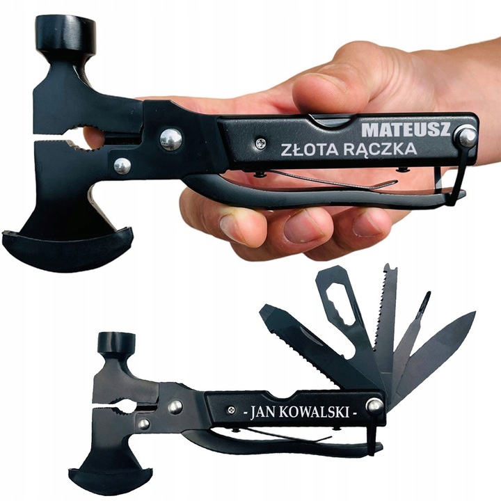 MULTITOOL 17w1 Z GRAWEREM prezent dla faceta męża dziadka na 18-99