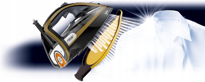 Żelazko parowe Tefal Ultimate PURE FV9865 3000 W mocne 250g/min Anti-Drip