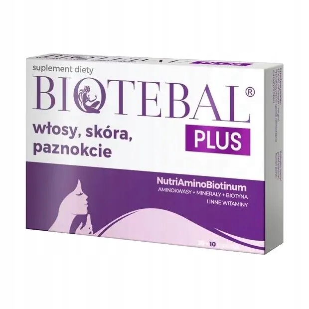 BIOTEBAL PLUS WŁOSY SKÓRA PAZNOKCIE 30 + 10 TABLETEK