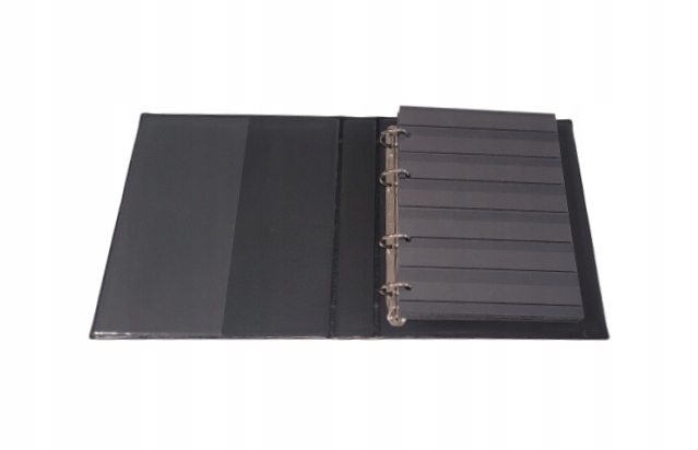 ALBUM KLASER NA ZNACZKI A5 10 STRON UNIWERSALNY CZERWONY - MM-Kolekcje