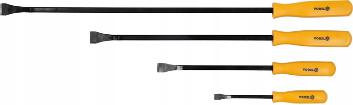 ZESTAW ŁOMÓW DŹWIGNI ŁYŻEK 4 EL. Z RĘKOJEŚCIĄ VOREL