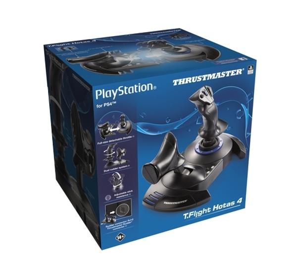 Joystick i przepustnica przewodowa Thrustmaster T-Flight Hotas 4 do PC PS4