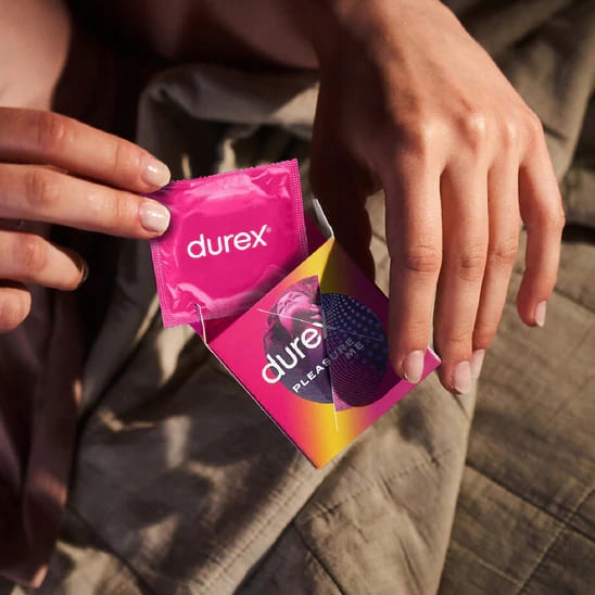 DUREX PLEASUREMAX prezerwatywy z wypustkami i prążkami nawilżane 10 szt.
