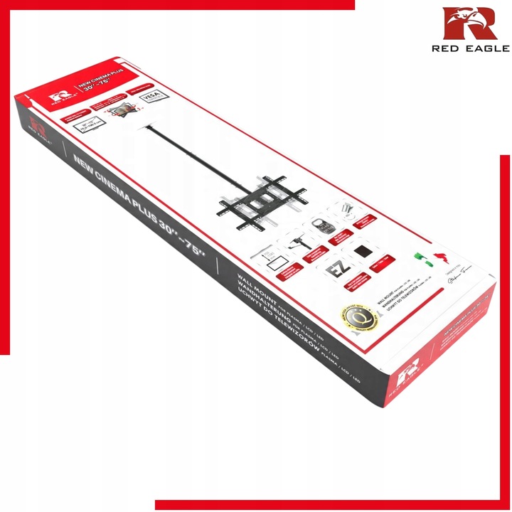 Uchwyt Sufitowy Do Telewizora Wieszak TV 30-75 CALI Regulowany