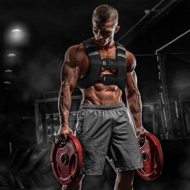 HMS Kamizelka Treningowa Z Obciążeniem Obciążeniowa Do Ćwiczeń Fitness 8 kg