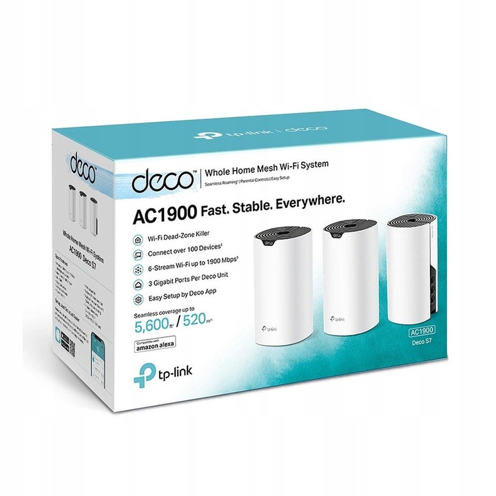 TP-LINK System WiFi Deco S7(1-pak) AC1900