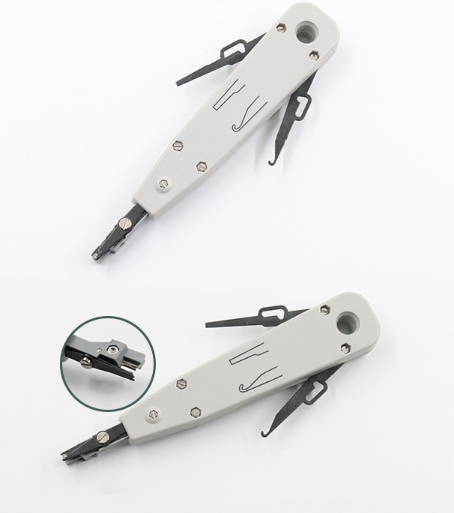 TESTER KABLI SIECIOWYCH WTYK RJ45 ZESTAW NARZĘDZI ŚCIĄGACZ ZACISKARKA LAN3