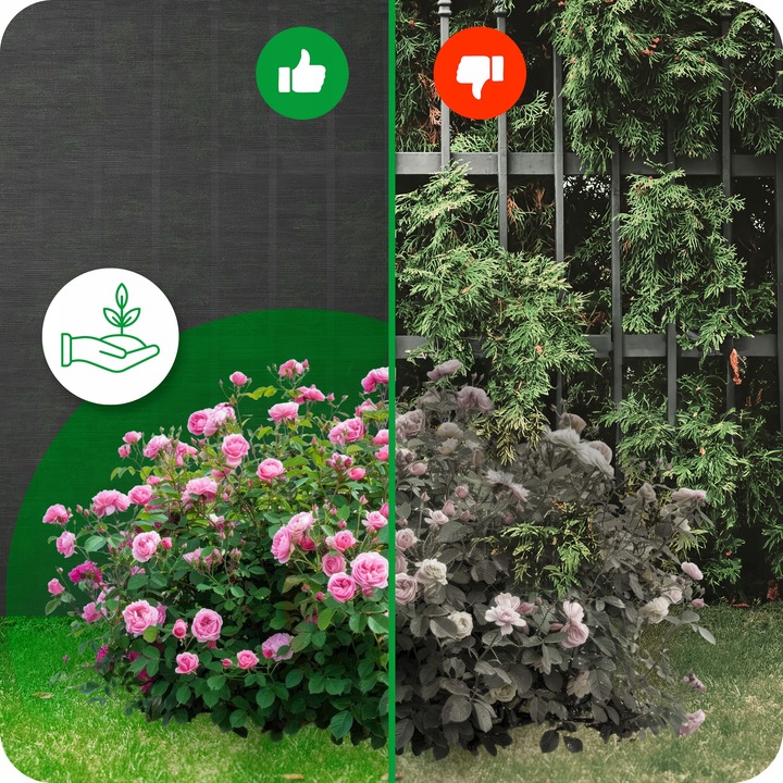 SIATKA CIENIUJĄCA NA PŁOT OGRODZENIE 1,2x25m MASKUJĄCA MATA OSŁONA 90%