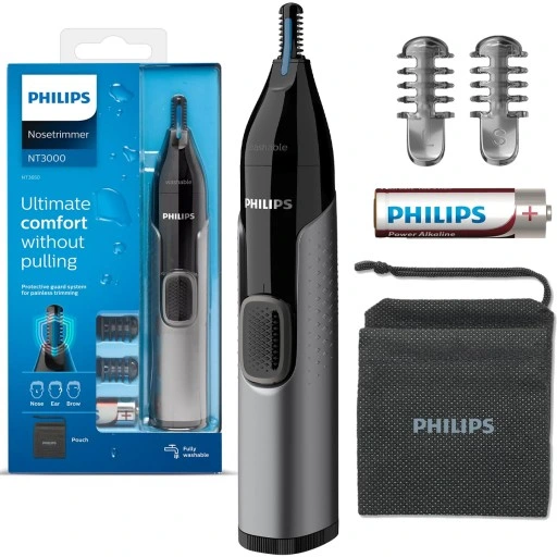 TRYMER PHILIPS NT3650/16 DO NOSA BRWI USZU + ETUI