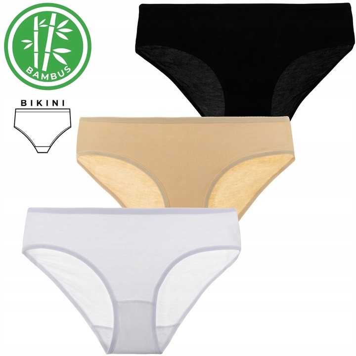 DAMSKIE MAJTKI FIGI WISKOZA BAMBUSOWA MORAJ L 3pak