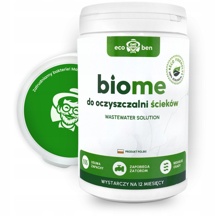 SILNY BIO PREPARAT do Oczyszczalni Ścieków 1kg Czyste Dreny ZERO