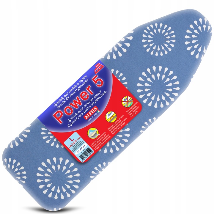 5 warstwowy NIEKAPIĄCY pokrowiec na deskę do prasowania VILEDA do