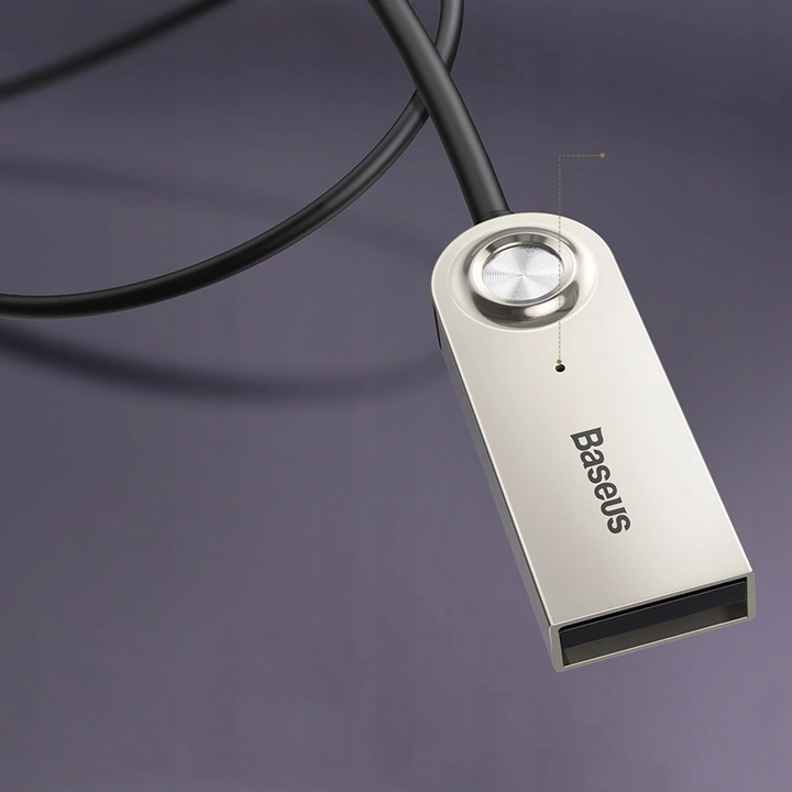 BASEUS ADAPTER ODBIORNIK AUDIO TRANSMITER BLUETOOTH DO SAMOCHODU USB