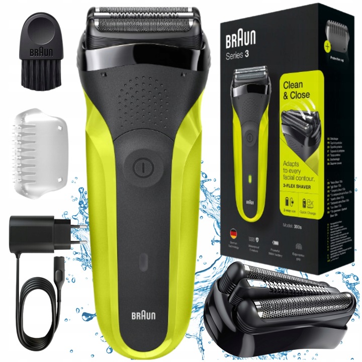 ELEKTRYCZNA GOLARKA BRAUN MASZYNKA DO GOLENIA TWARZY BRODY ZAROSTU