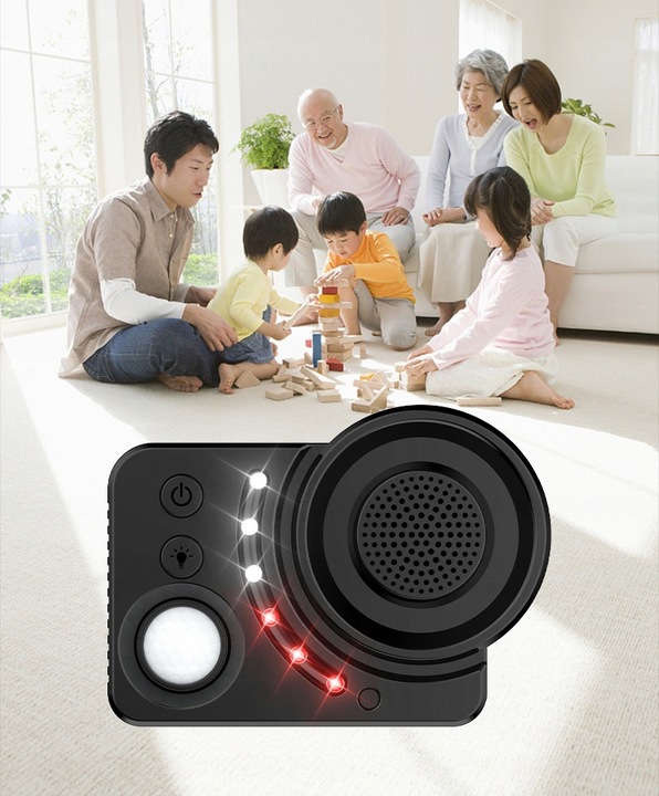 ODSTRASZACZ GRYZONI KUNY MYSZY MOCNY CZUJNIK RUCHU RIWALL RSK-01