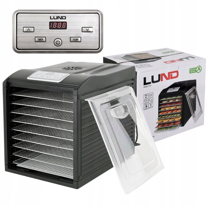 SUSZARKA SPOŻYWCZA DO GRZYBÓW WARZYW OWOCÓW ZIÓŁ 700 W