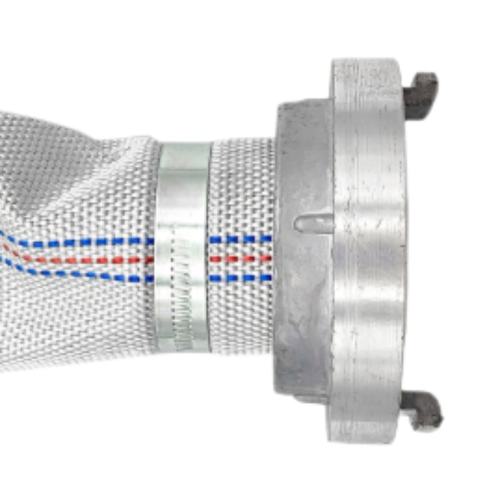 WĄŻ STRAŻACKI DO SZAMBA BRUDNEJ WODY 2 cale 52mm 20m SZYBKOZŁĄCZA DO POMPY