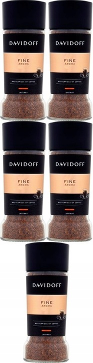 Davidoff Fine kawa rozpuszczalna 100g x5