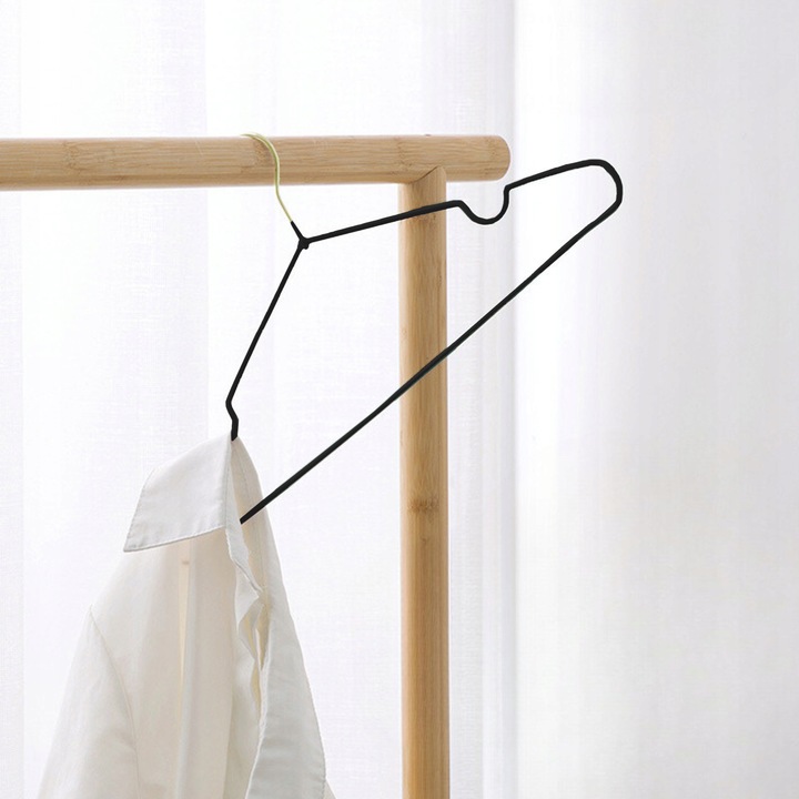 WIESZAKI NA UBRANIA UBRANIOWE WIESZAK DO SZAFY ODZIEŻOWE ZŁOTE 20 SZT