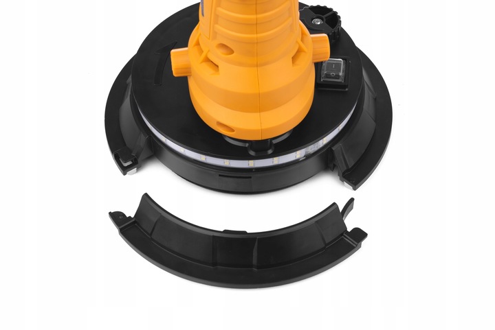 SZLIFIERKA DO GIPSU GŁADZI ŚCIAN SUFITU PŁYT GIPSOWYCH LED SAMOSSĄCA