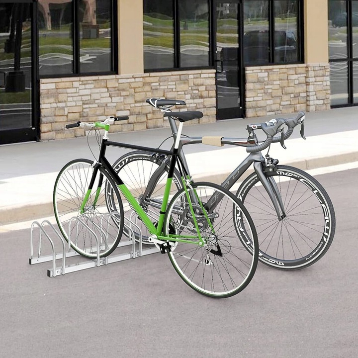 STOJAK NA 4 ROWERY Rowerowy Rower Parking na 4 Stanowiska Uchwyt Ocynk