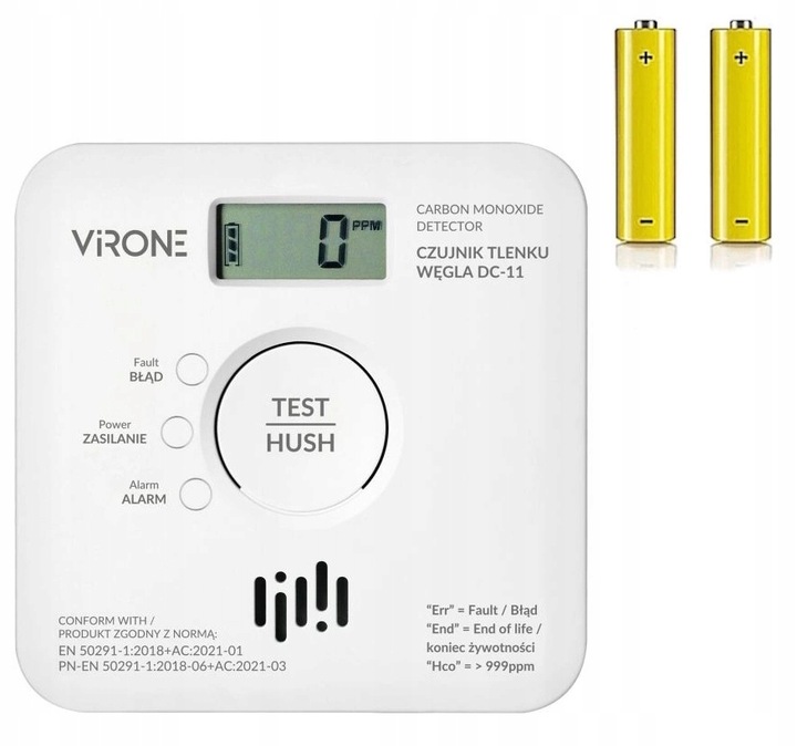 Czujnik Tlenku Węgla Detektor tlenku węgla Czadu NAJNOWSZY MODEL