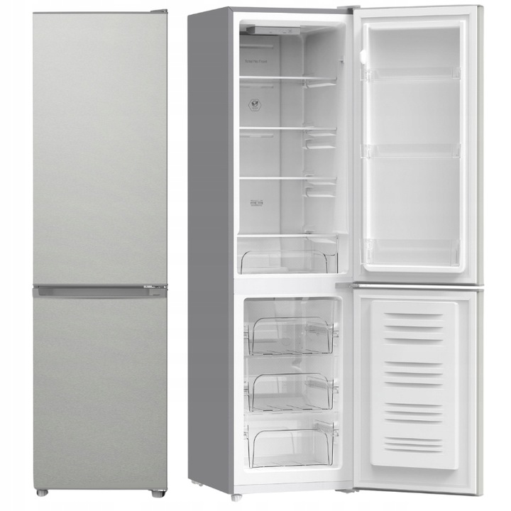 Lodówka No Frost 175cm 225L Smith&Brown SFBF-532-IE3 Inox