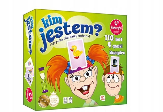 KIM JESTEM? Gra planszowa dla dzieci Kukuryku PL