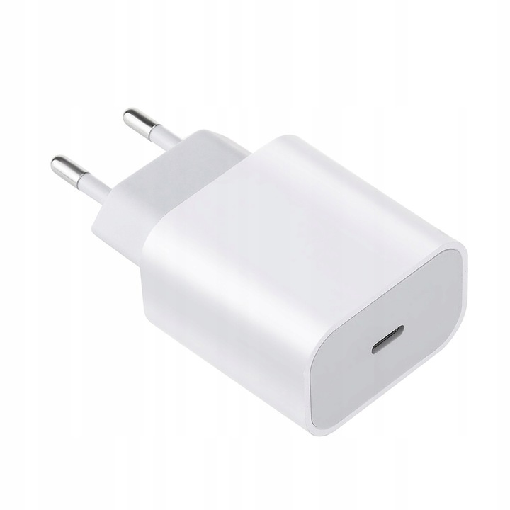 SZYBKA ŁADOWARKA DO IPHONE 11 12 13 14 KOSTKA 20W + KABEL 1M USB-C LIGHTING