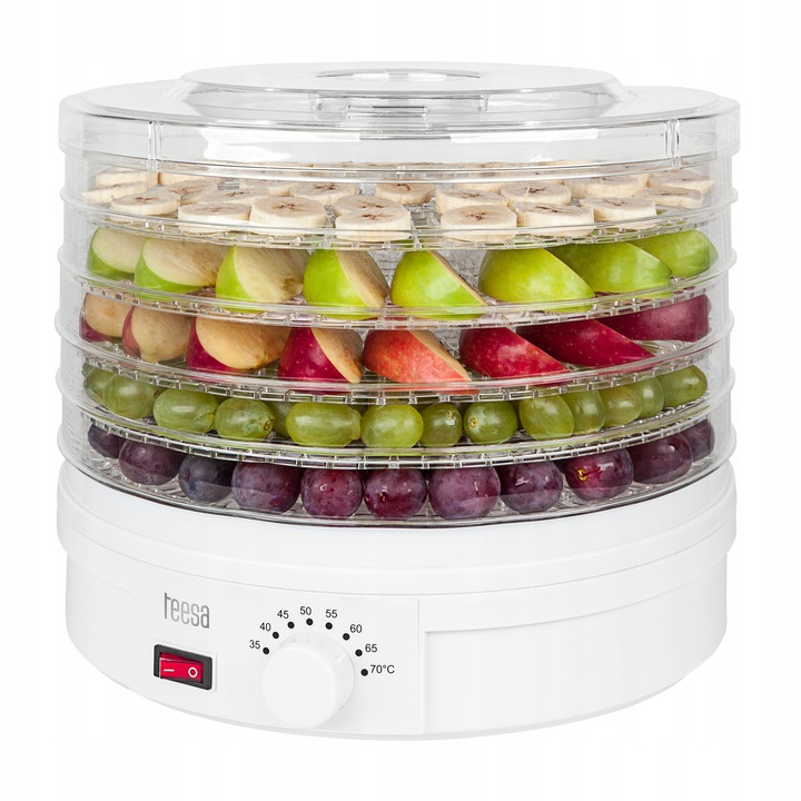 Suszarka spożywcza do grzybów warzyw owoców ziół 250W Teesa
