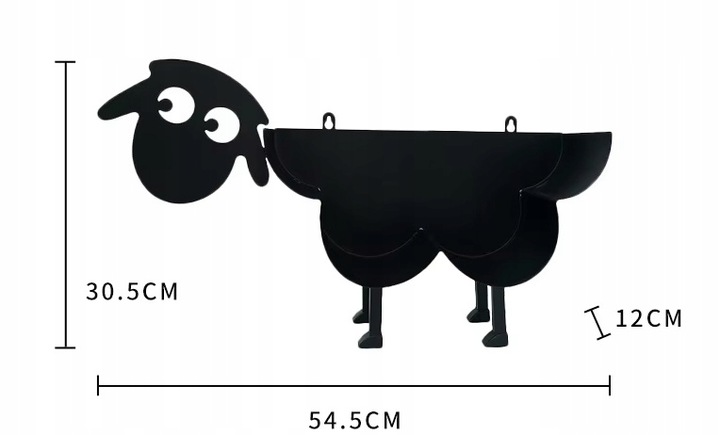 STOJAK UCHWYT STOJAK BARAN OWCA WIESZAK NA PAPIER TOALETOWY DO WC ŁAZIENKI