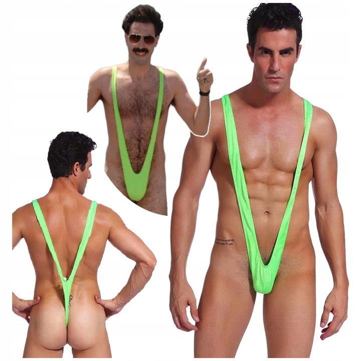 Strój Borata MANKINI Bielizna Męska Strój Kąpielowy Stringi Męskie