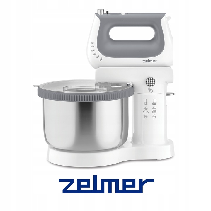 MIKSER RĘCZNY ZELMER LEKKI ROBOT KUCHENNY LED MISA 3,8L SUPER SILENT