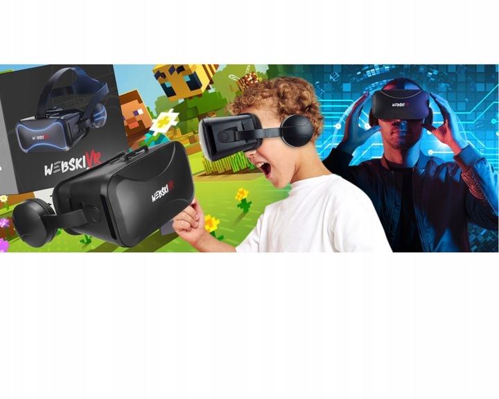 GOGLE GOOGLE VR 3D+WBUDOWANE SŁUCHAWKI NAUSZNE