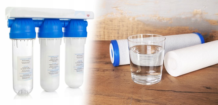 Zestaw podzlewozmywakowy trzystopniowy system filtracji Aqua FS3 Emi
