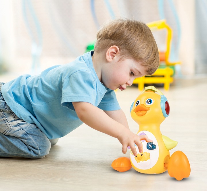 KACZUSZKA KACZKA INTERAKTYWNA EDUKACYJNA MUZYCZNA ŚPIEWA TAŃCZY CHODZI