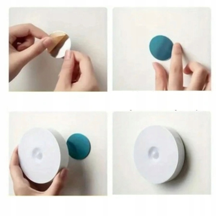 2x Lampka LED samoprzylepna 3 BARWY ŚWIATŁA USB Lampa Nocna