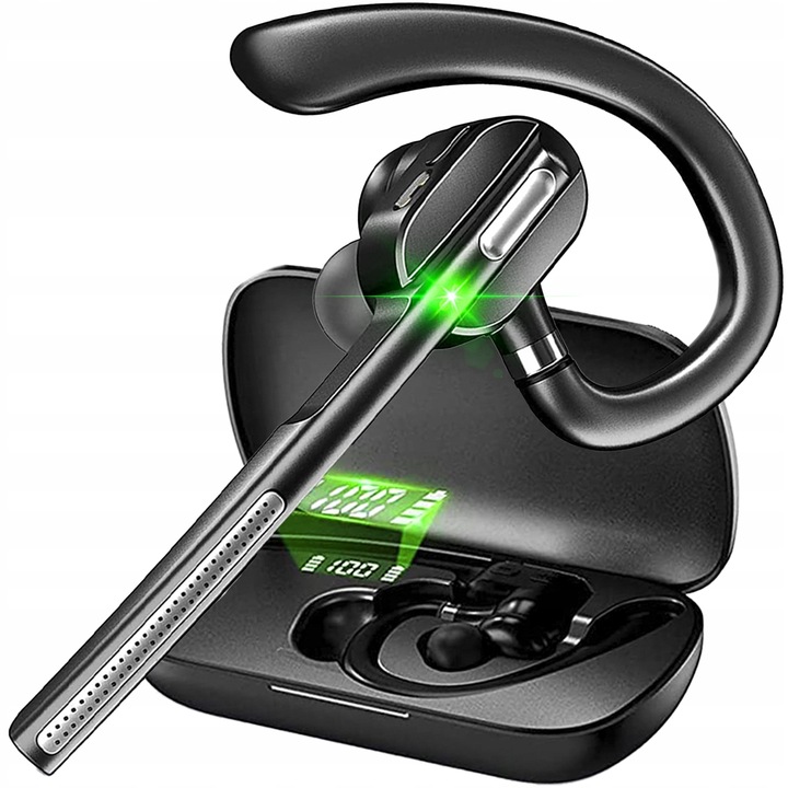 SŁUCHAWKA BLUETOOTH DLA KIEROWCY DO TELEFONU ROZMÓW BEZPRZEWODOWA ZESTAW