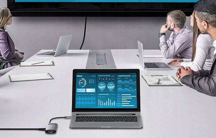 Stacja dokująca BASEUS Metal Gleam 8w1