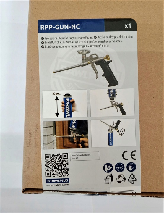 Pistolet do pianki Rawlplug