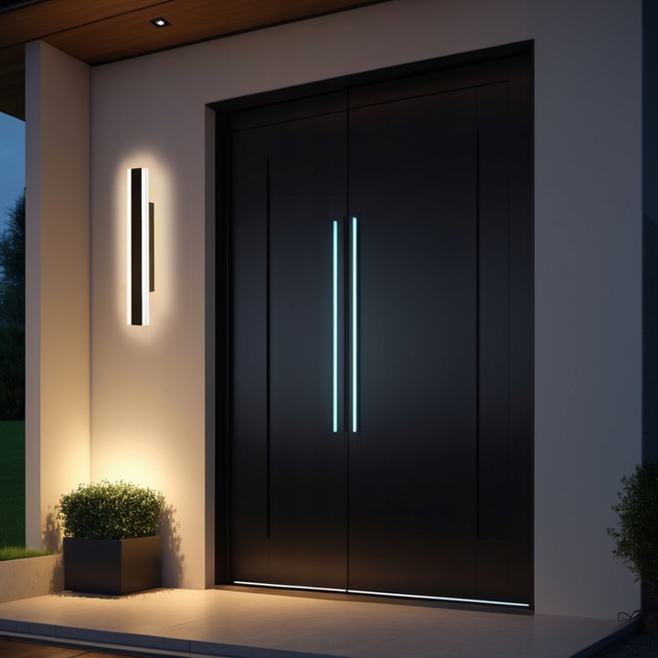 Lampa elewacyjna ogrodowa kinkiet zewnętrzny IP65 ścienny 18W LED CCD