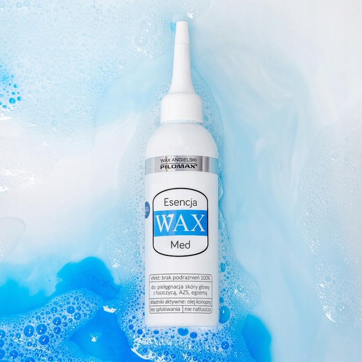 Na swędzącą skórę głowy Esencja- wcierka z olejem konopnym Wax Med