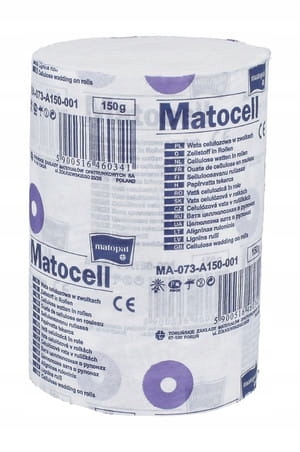 WATA CELULOZOWA (LIGNINA) W ROLCE (150G) MATOCELL WATA CELULOZOWA (LIGNINA)