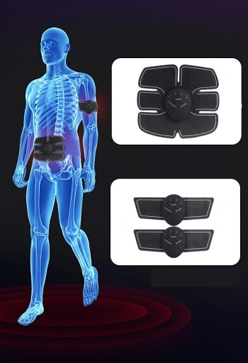 ELEKTROSTYMULATOR STYMULATOR MIĘŚNI BRZUCHA I RAMION EMS 3X