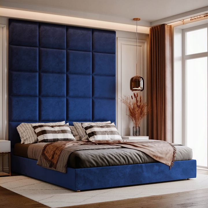 PANELE TAPICEROWANE NA ŚCIANĘ WEZGŁOWIE 50x40cm PANEL TAPICEROWANY