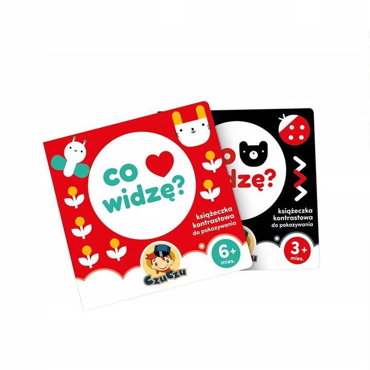 CZUCZU STARTER MALUCHA KSIĄŻECZKI KONTRASTOWE 0m+